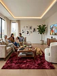 Alfombra Shaggy Pelo Largo 150x200 Cm Suave Living Dormitorio - Miniatura 7