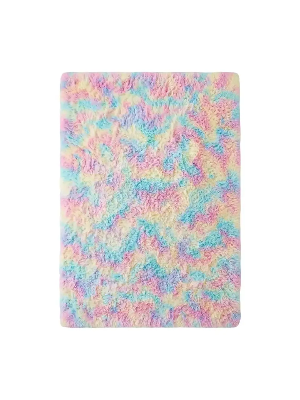Alfombra Shaggy Pelo Largo 150x200 Cm Suave Living Dormitorio 3