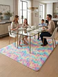 Alfombra Shaggy Pelo Largo 150x200 Cm Suave Living Dormitorio - Miniatura 5