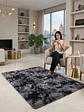 Alfombra Shaggy Pelo Largo 150x200 Cm Suave Living Dormitorio - Miniatura 1