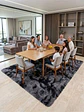 Alfombra Shaggy Pelo Largo 150x200 Cm Suave Living Dormitorio - Miniatura 5