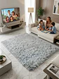 Alfombra Shaggy Pelo Largo 150x200 Cm Suave Living Dormitorio - Miniatura 4