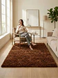 Alfombra Shaggy Pelo Largo 150x200 Cm Suave Living Dormitorio - Miniatura 6