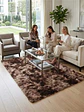 Alfombra Shaggy Pelo Largo 150x200 Cm Suave Living Dormitorio - Miniatura 2