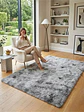 Alfombra Shaggy Pelo Largo 150x200 Cm Suave Living Dormitorio - Miniatura 1