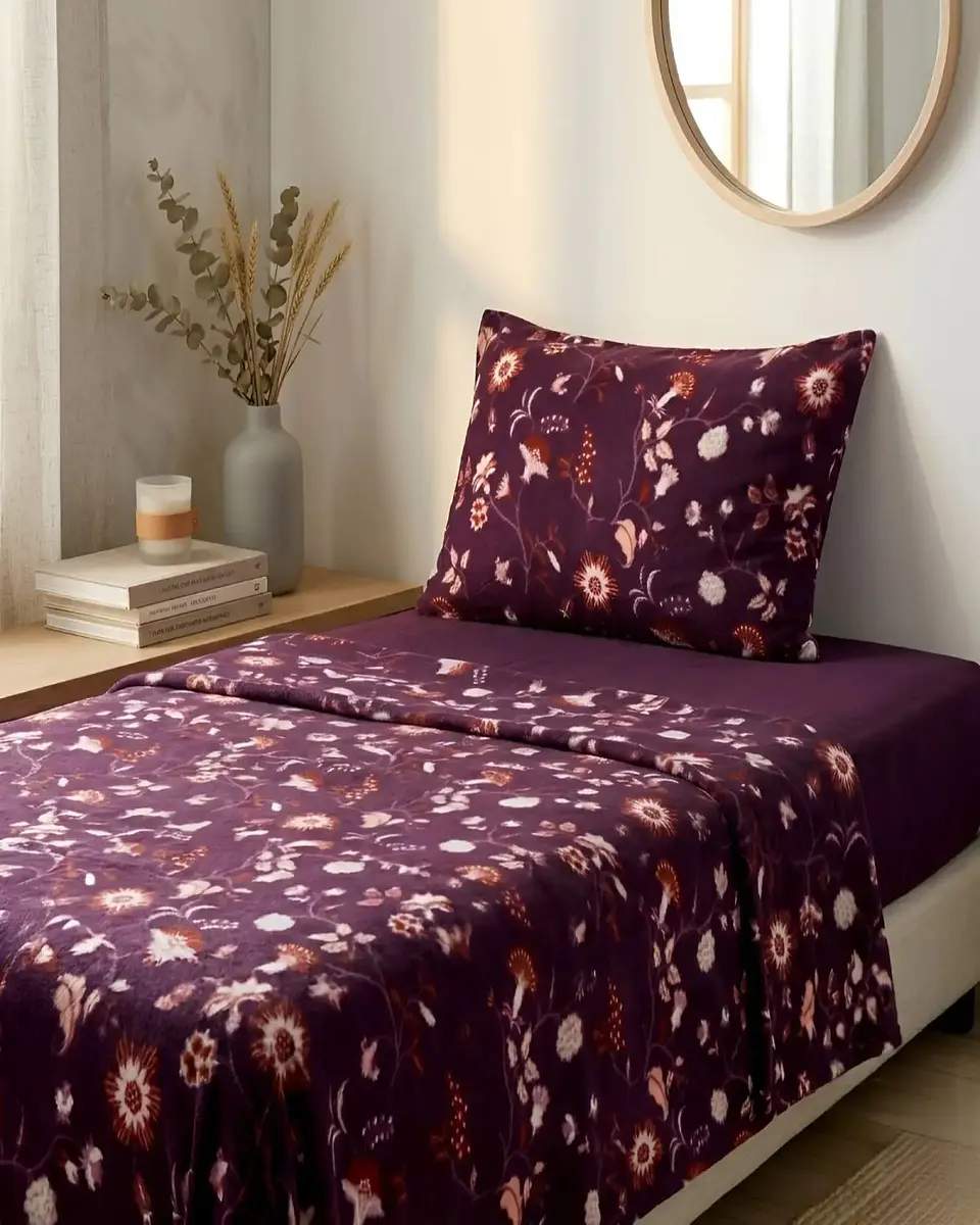 Juego De Sabanas Polar Estampadas Ultra Suaves 1 Plaza 1