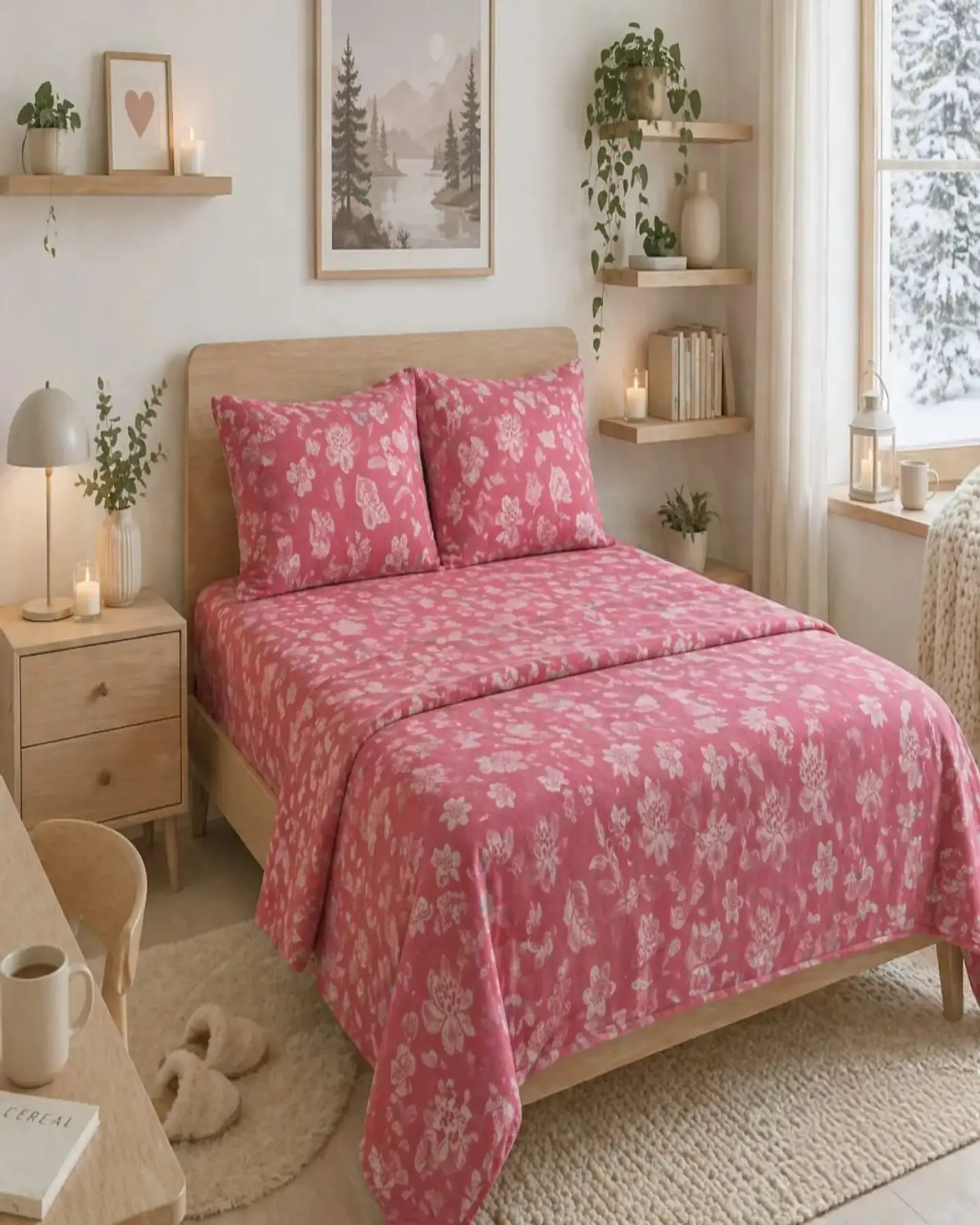 Juego De Sabanas Polar Estampadas Ultra Suaves King 1