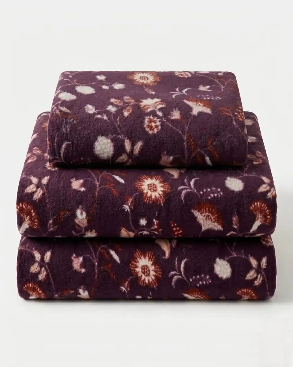 Juego De Sabanas Polar Estampadas Ultra Suaves King 6