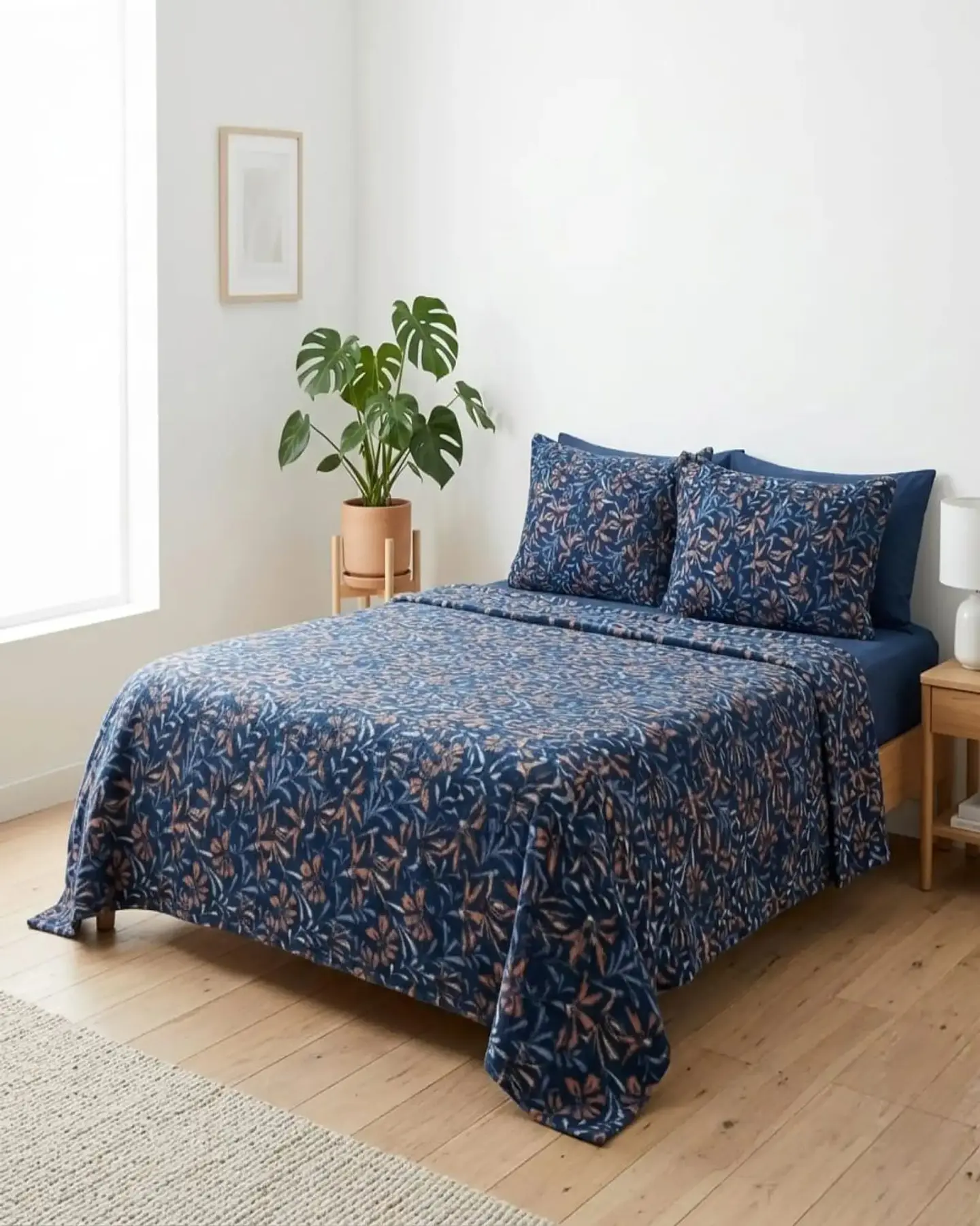 Juego De Sabanas Polar Estampadas Ultra Suaves King 2