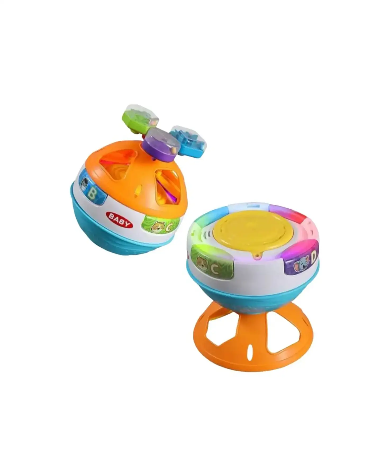 Pelota Didáctica Giratoria con Sonidos y Luces - Juguete de Estimulación Temprana 7