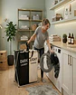 Cesto Organizador de Ropa De Doble Compartimiento Plegable - Miniatura 3