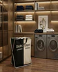 Cesto Organizador de Ropa De Doble Compartimiento Plegable - Miniatura 4