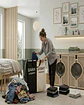 Cesto Organizador de Ropa De Doble Compartimiento Plegable - Miniatura 5
