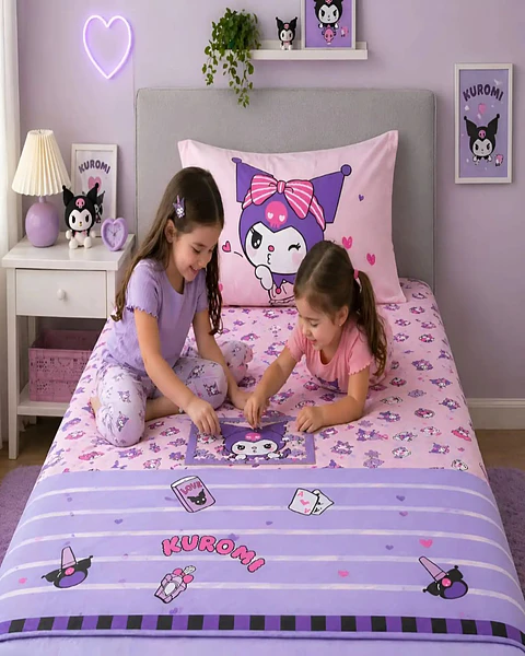 Juego de Sabana Infantil Verano Plaza y Media