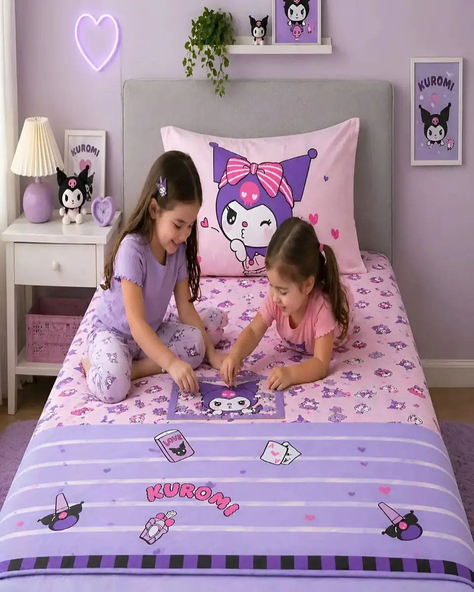 Juego de Sabana Infantil Verano Plaza y Media 2