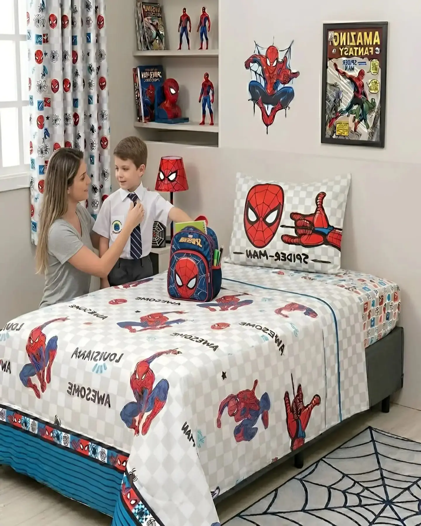 Juego de Sabana Infantil Verano Plaza y Media 3
