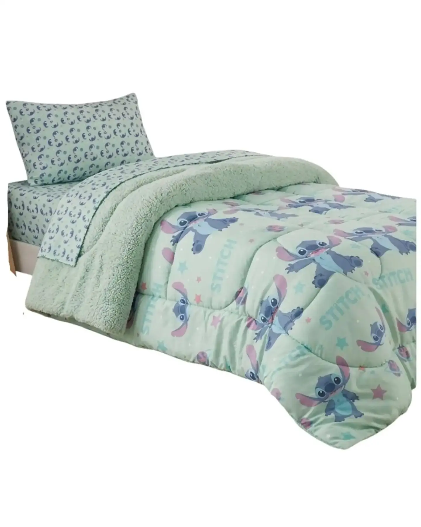 Pack Cobertor Sherpa Infantil + Sabanas Verano Premium Plaza y Media 6