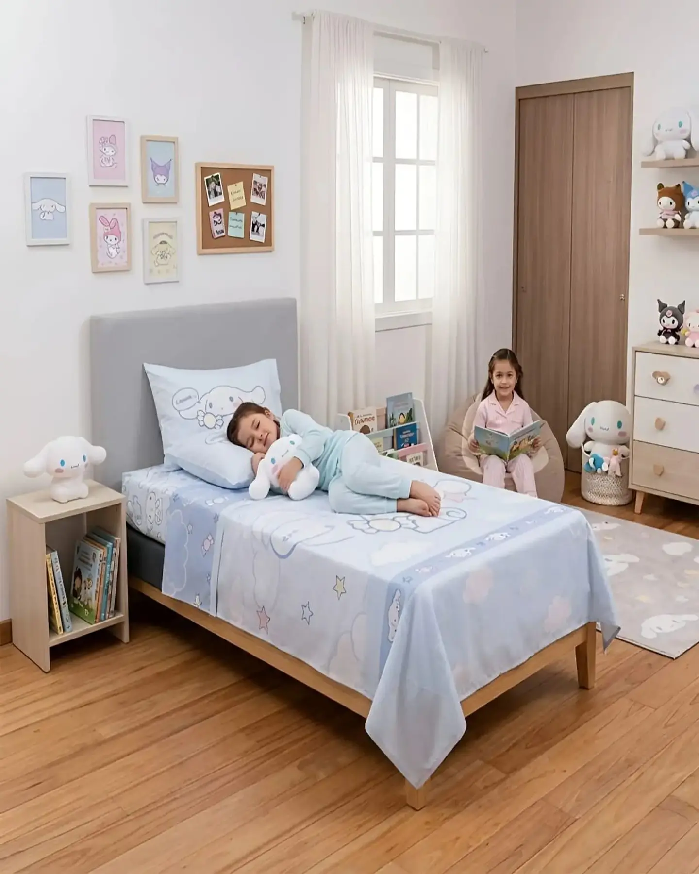 Pack Cobertor Sherpa Infantil + Sabanas Verano Premium Plaza y Media 3