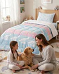 Pack Cobertor Sherpa Infantil + Sabanas Verano Premium Plaza y Media - Miniatura 5