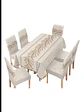 Set de Mantel Antimanchas + 6 Fundas Sillas Elásticas - Miniatura 3