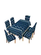 Set de Mantel Antimanchas + 6 Fundas Sillas Elásticas - Miniatura 3