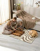 Alfombra Living y Dormitorio Decoración Para Hogar Minimalista - Miniatura 1