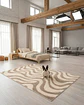 Alfombra Living y Dormitorio Decoración Para Hogar Minimalista - Miniatura 5