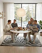 Alfombra Living y Dormitorio Decoración Para Hogar Minimalista - Miniatura 2