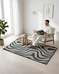 Alfombra Living y Dormitorio Decoración Para Hogar Minimalista - Miniatura 6
