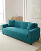 Funda De Sofa 4 Cuerpos Tela Cuadrille De Elastico Premium - Miniatura 2