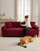 Funda De Sofa 4 Cuerpos Tela Cuadrille De Elastico Premium - Miniatura 3
