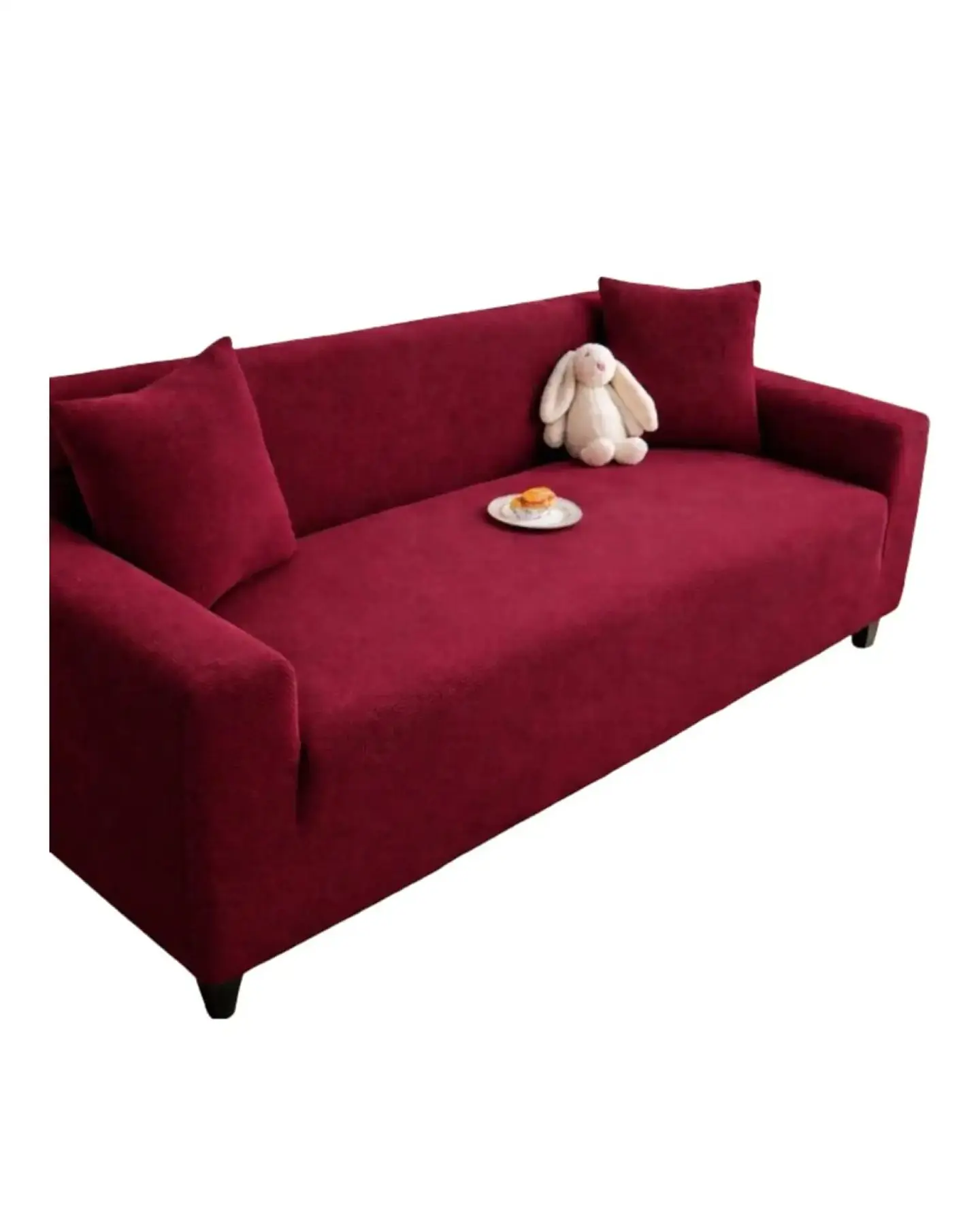Funda De Sofa 4 Cuerpos Tela Cuadrille De Elastico Premium 6