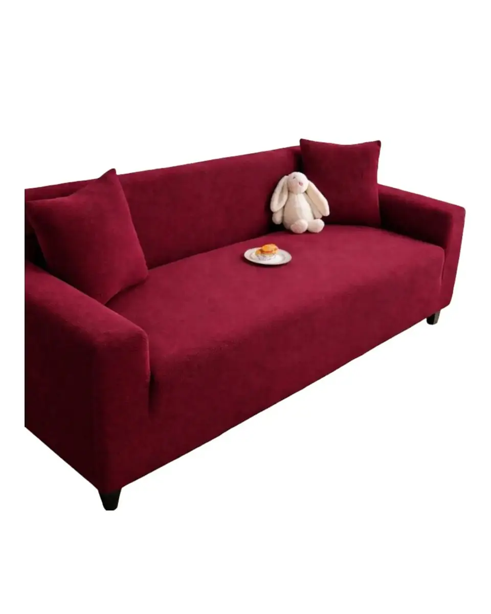 Funda De Sofa 4 Cuerpos Tela Cuadrille De Elastico Premium 6