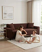 Funda De Sofa 4 Cuerpos Tela Cuadrille De Elastico Premium - Miniatura 4