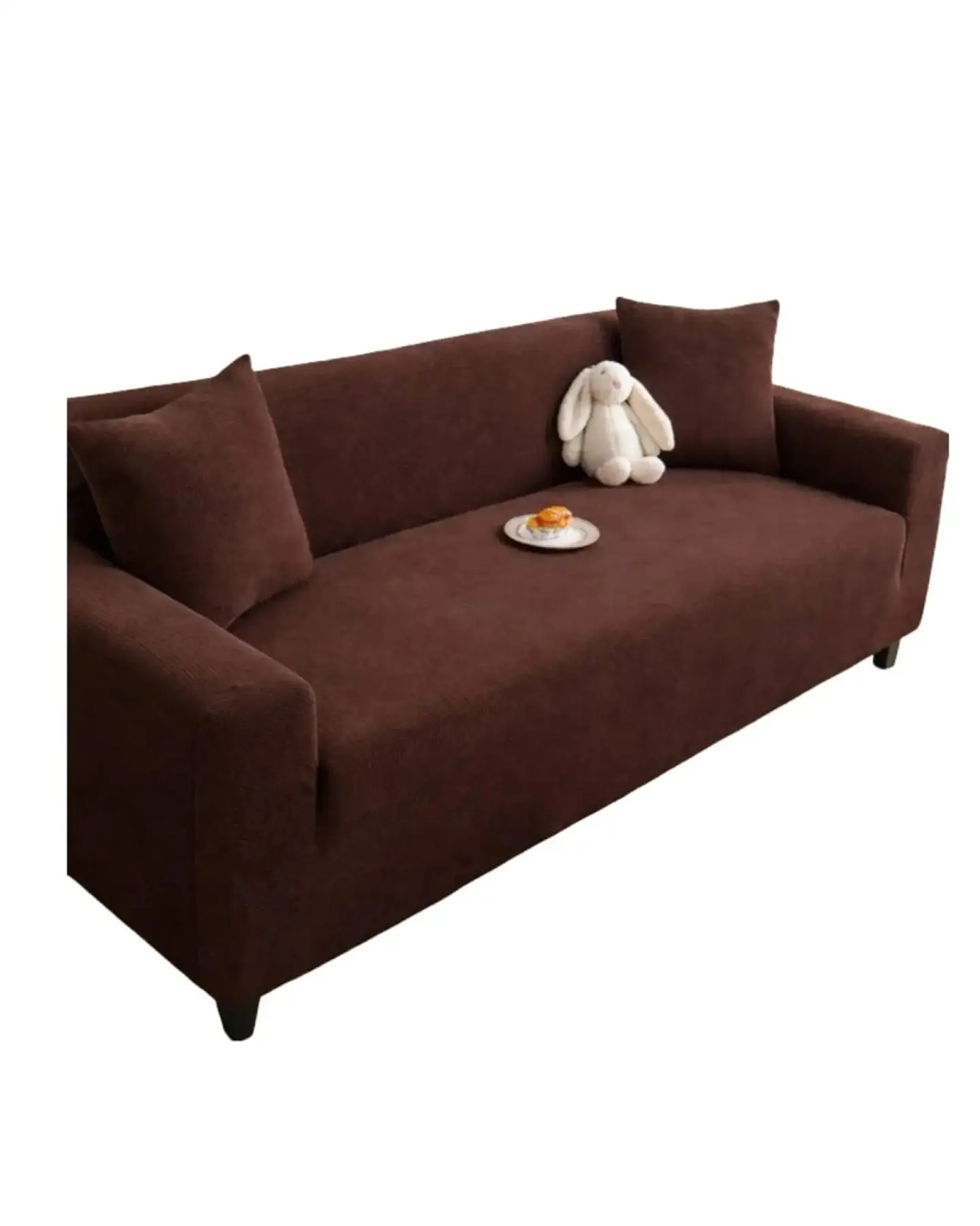 Funda De Sofa 4 Cuerpos Tela Cuadrille De Elastico Premium 6