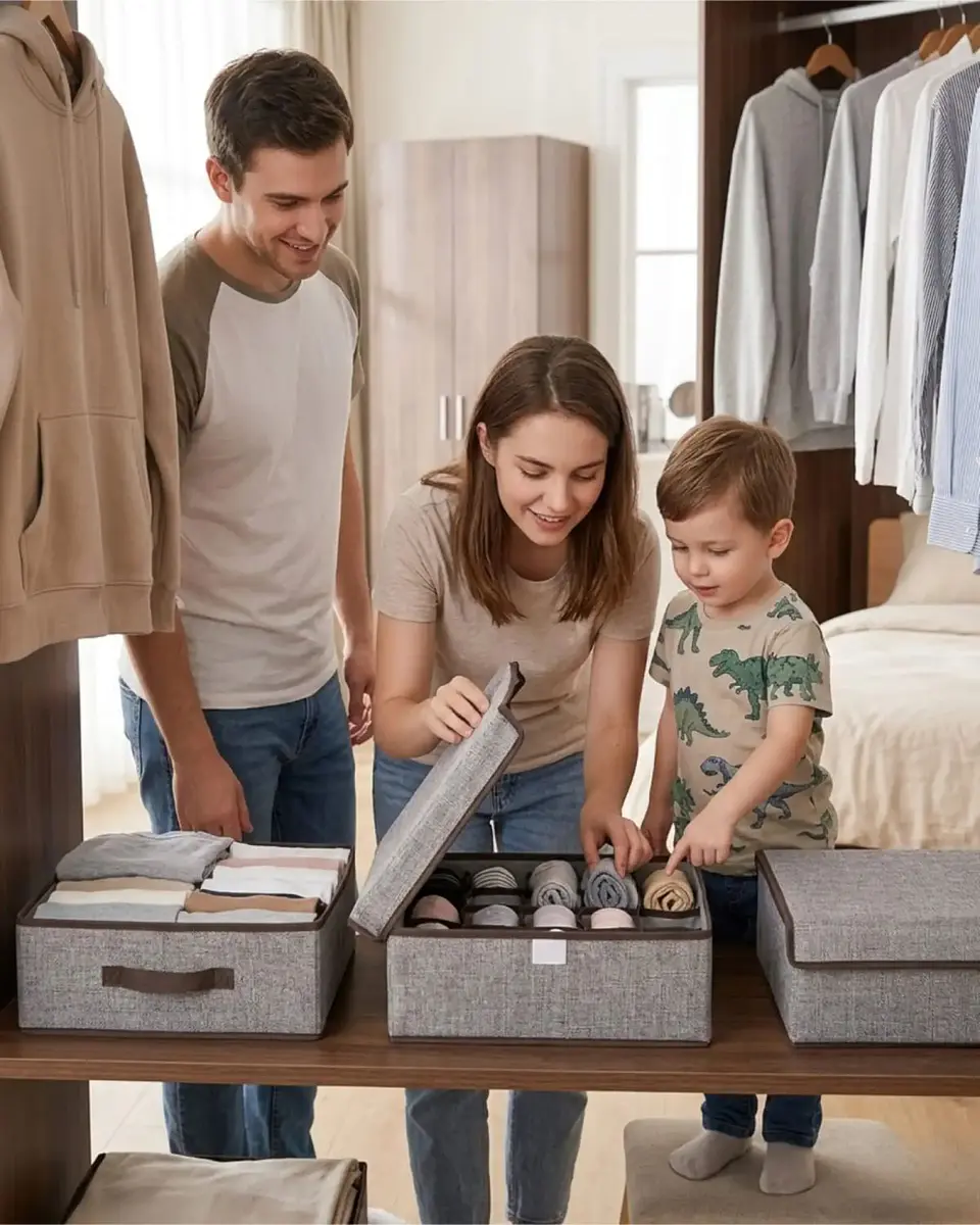 Cesta Organizadora Versatil Para Ropa Interior 3