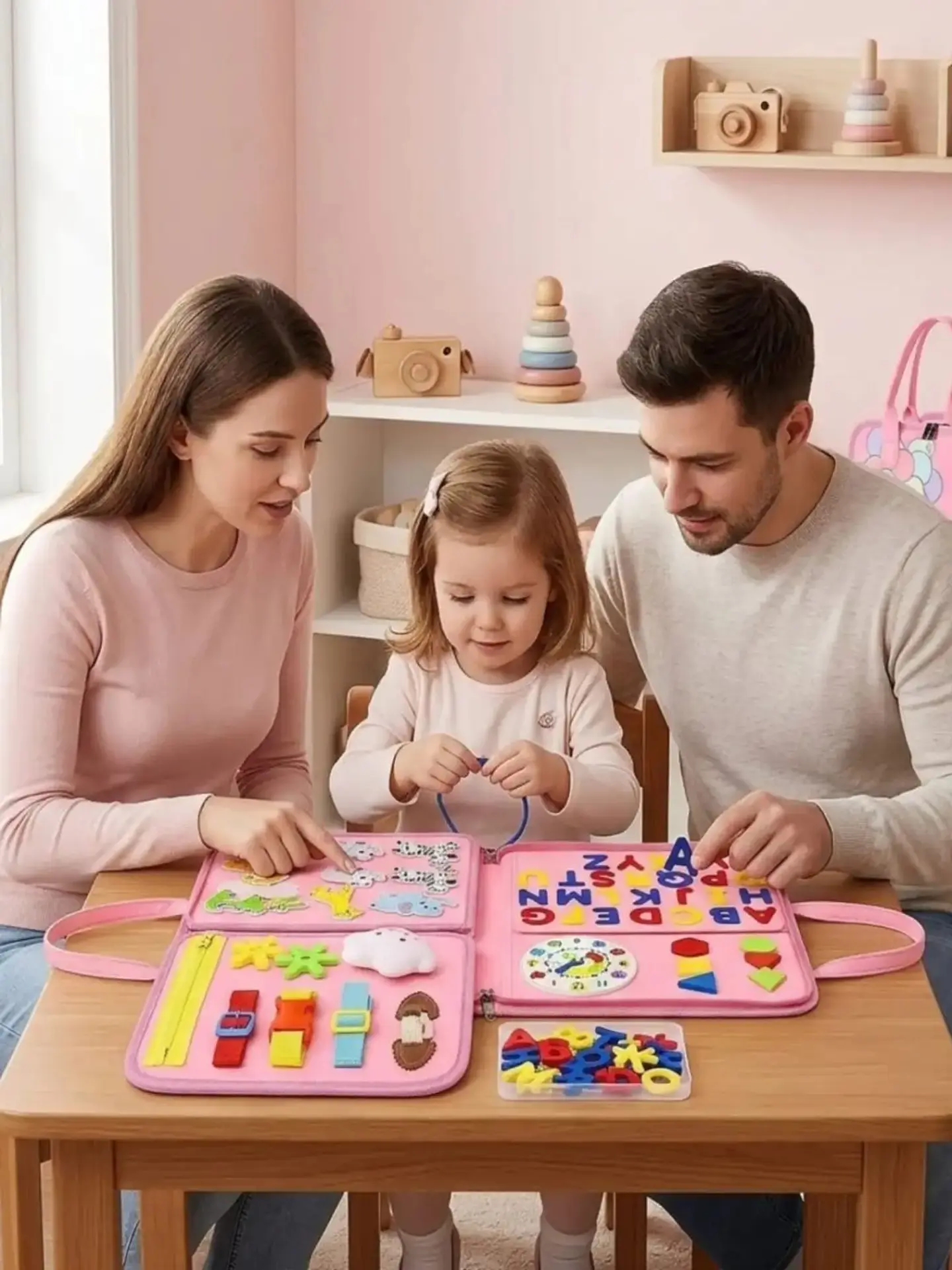 Libro Sensorial con Tablero De Actividades Motricidad Fina 7