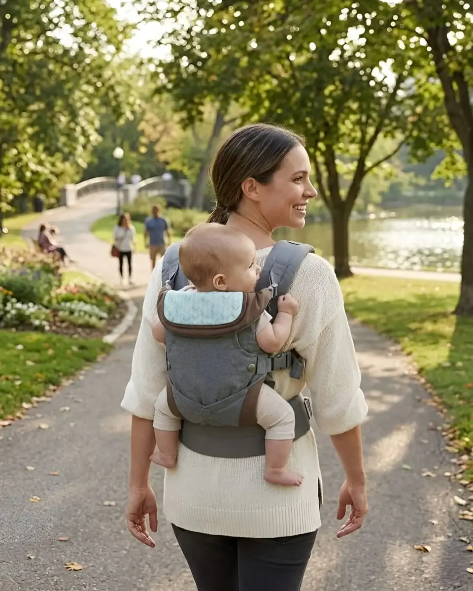 Mochila Porta Bebé Flip 4 en 1 Convertible Recién Nacido 5