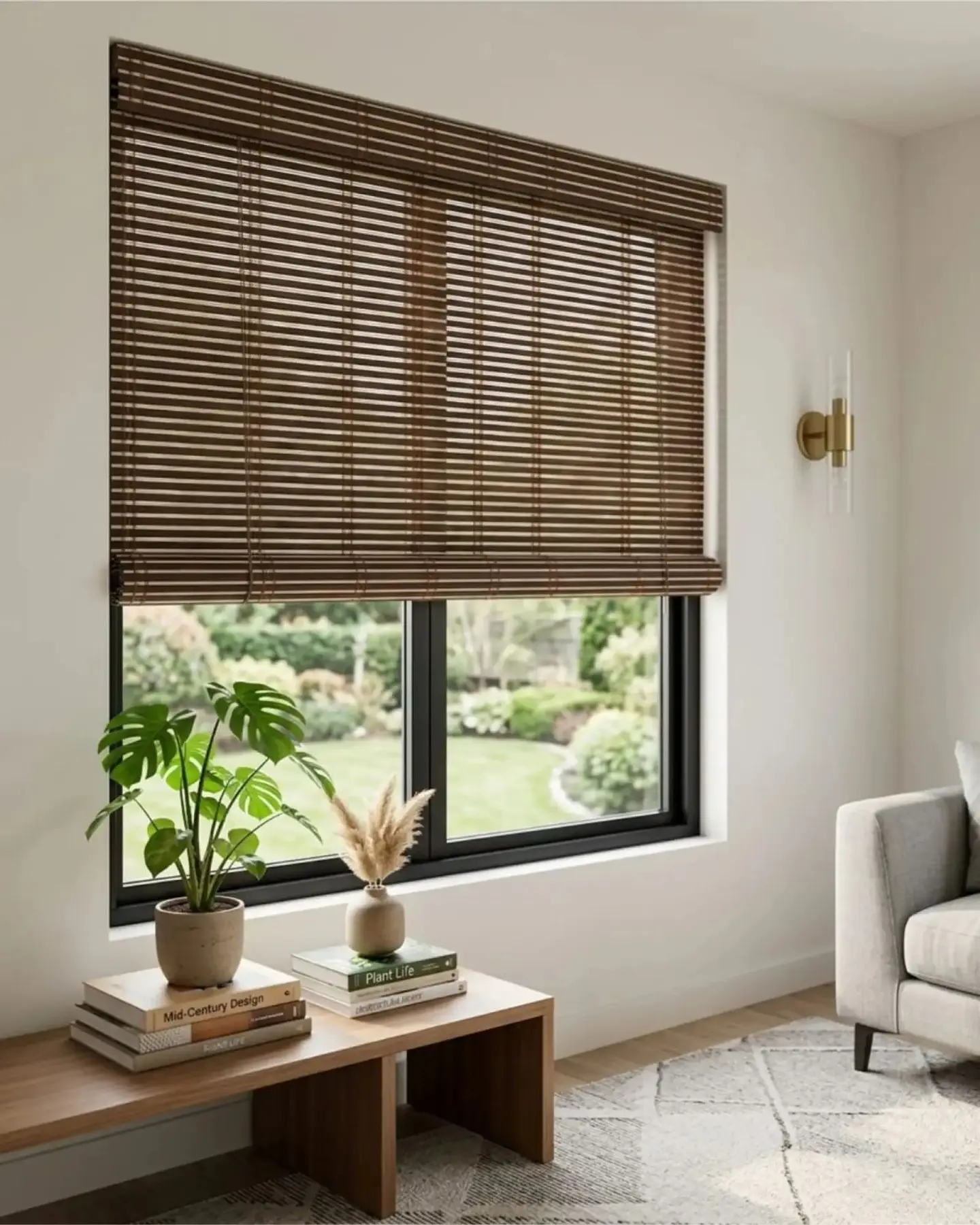 Cortina Roller De Bambu Diseño Natural 120x180cm 2