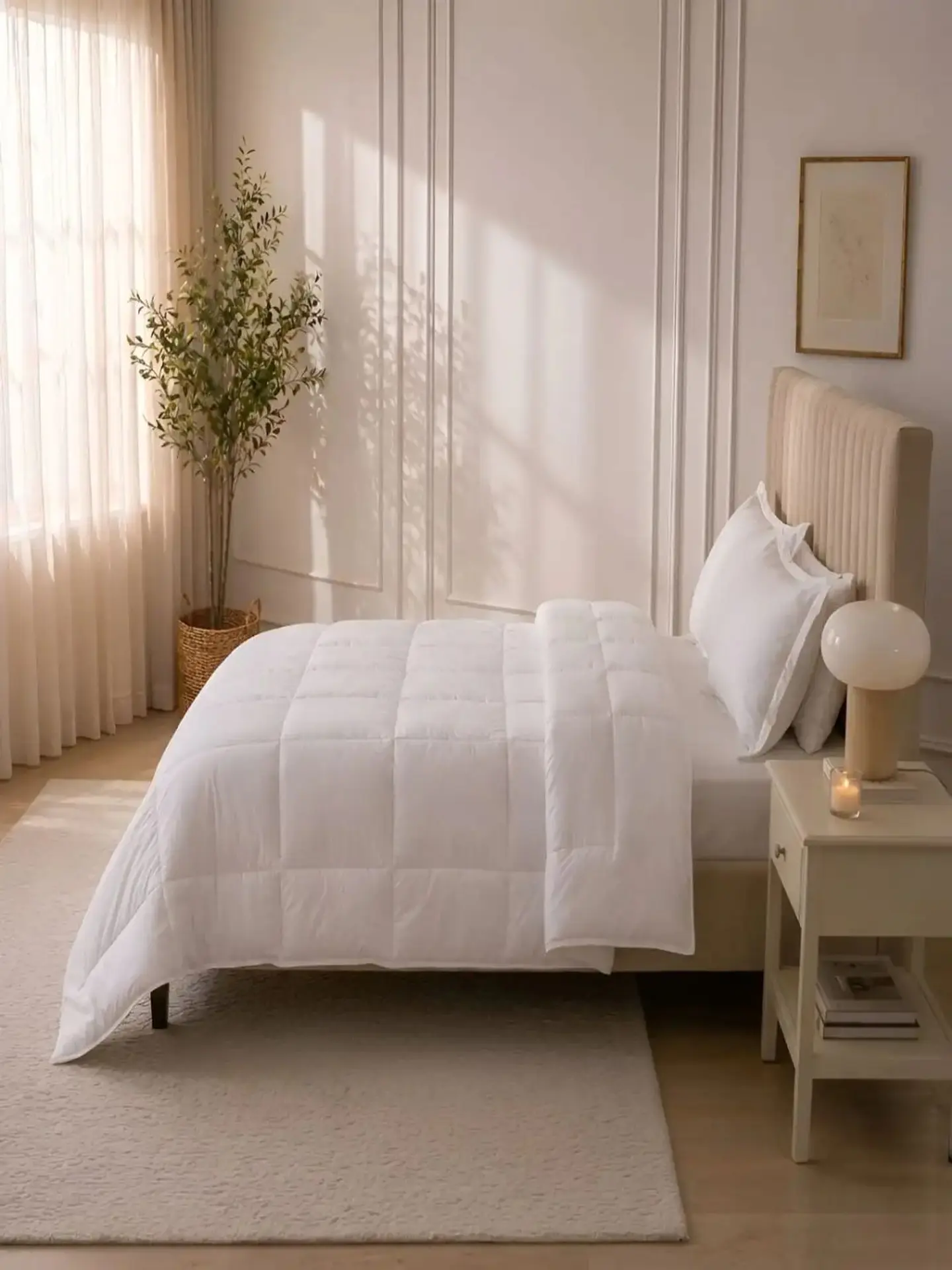 Cubrecama Quilt King Delgado Resistente a Arrugas 4