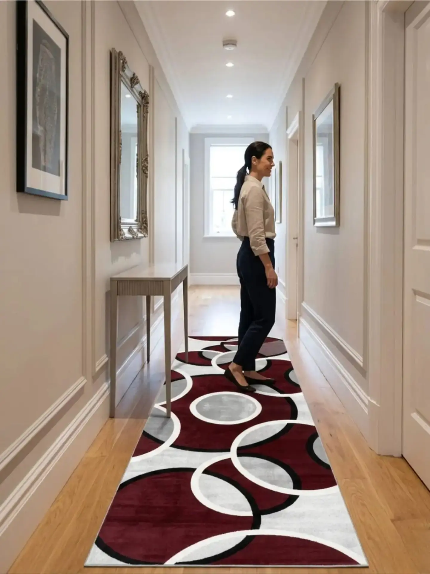 Alfombra De Pasillo Antideslizante 60x180 Suave Lavable 5