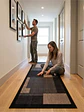 Alfombra De Pasillo Antideslizante 60x180 Suave Lavable - Miniatura 1