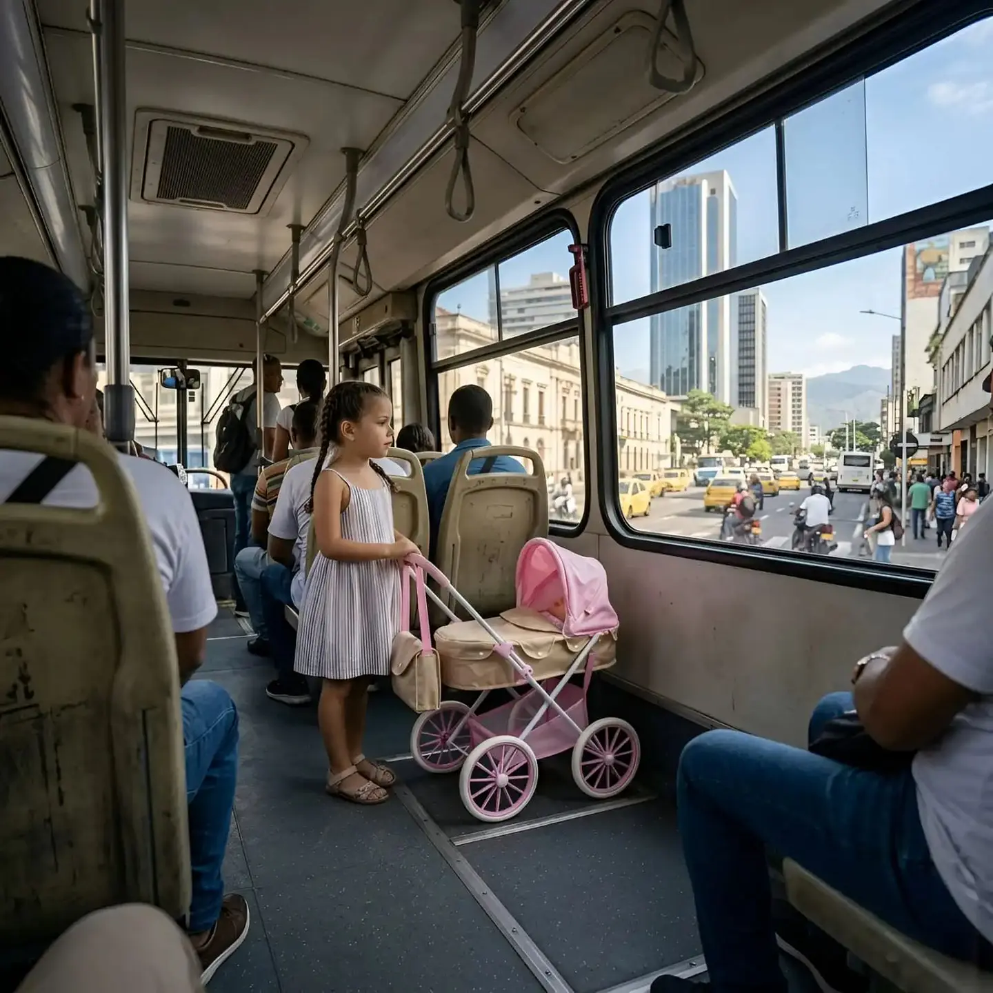 Coche De Muñecas Estilo Clásico Incluye Bolso Y Canasto Accesorios 6