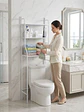 Estante Organizador De Baño Sobre Inodoro 3 Niveles Metal - Miniatura 4