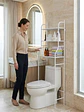 Estante Organizador De Baño Sobre Inodoro 3 Niveles Metal - Miniatura 7