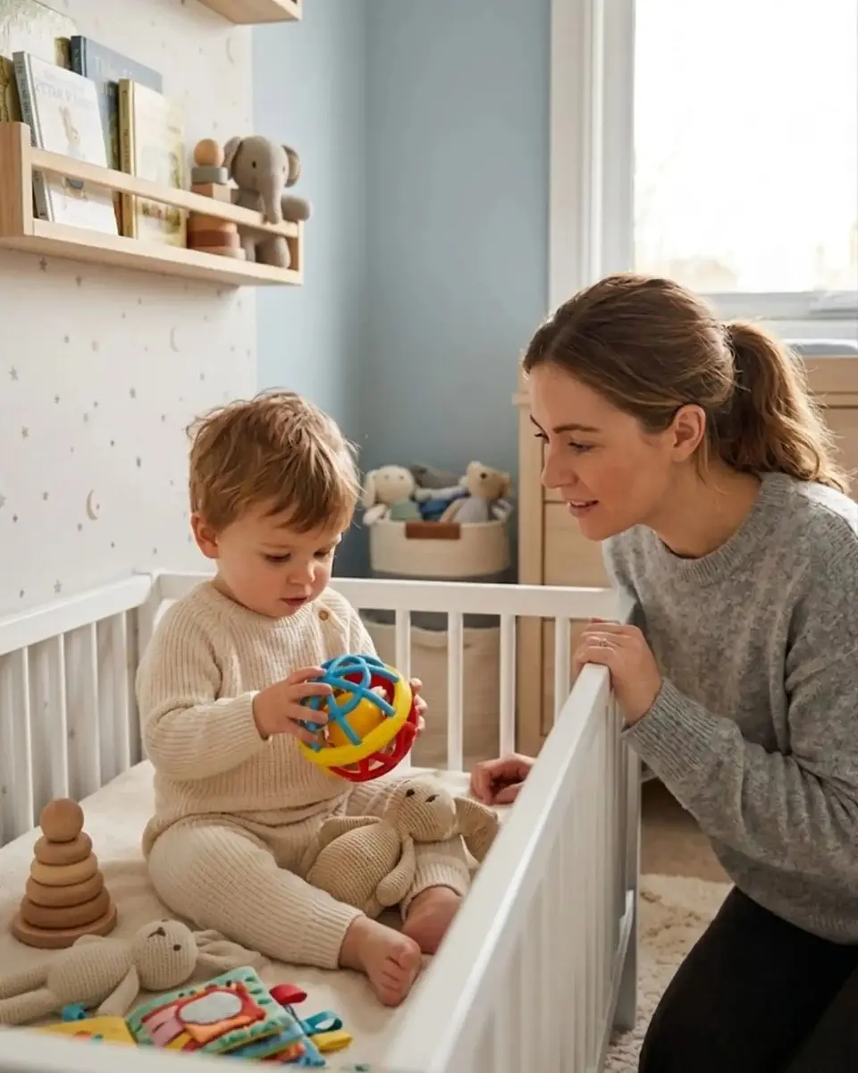 Pelota Sonajero Para Bebe De Agarre Facil 0-6 Meses 4