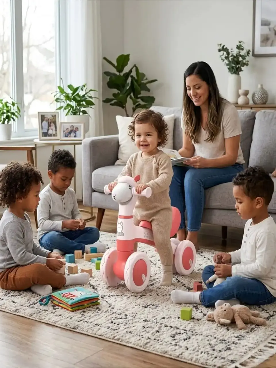 Bicicleta de Equilibrio para Bebés con Ruedas Antideslizantes 7