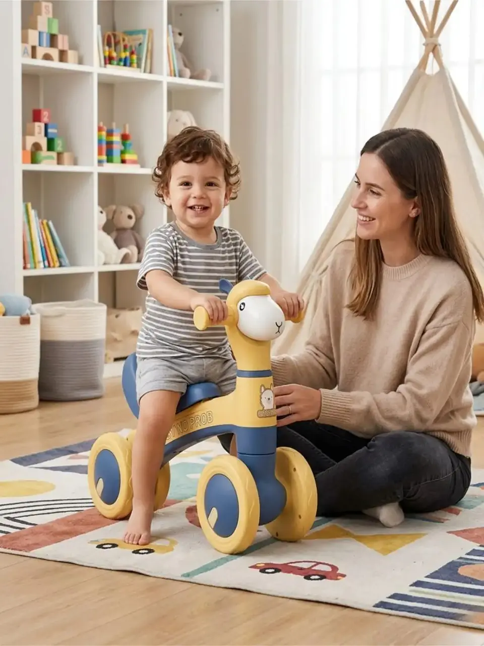 Bicicleta de Equilibrio para Bebés con Ruedas Antideslizantes 1