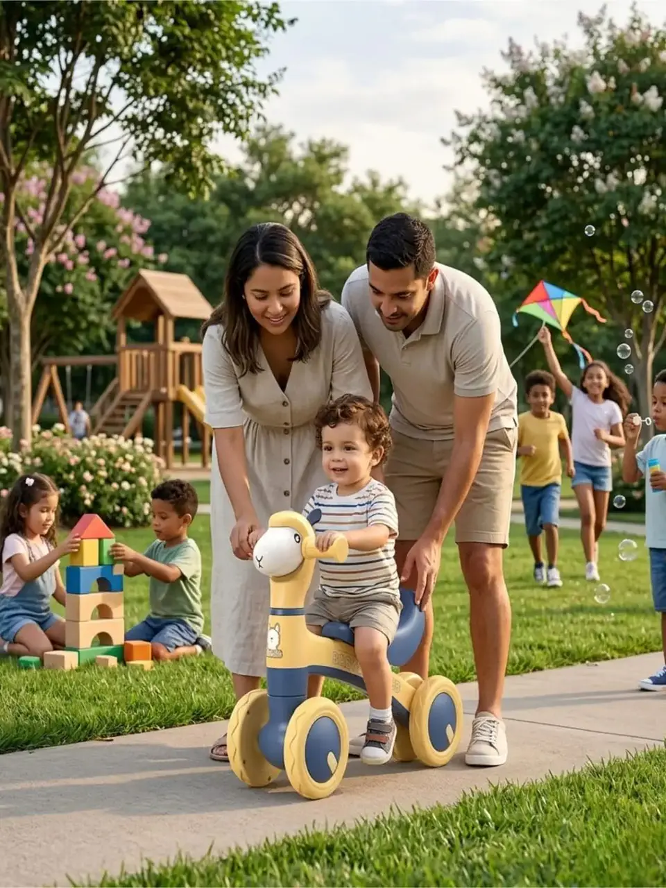 Bicicleta de Equilibrio para Bebés con Ruedas Antideslizantes 6