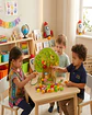 Juego de Enhebrado de Madera Árbol Montessori con Piezas de Frutas y Animales - Miniatura 2